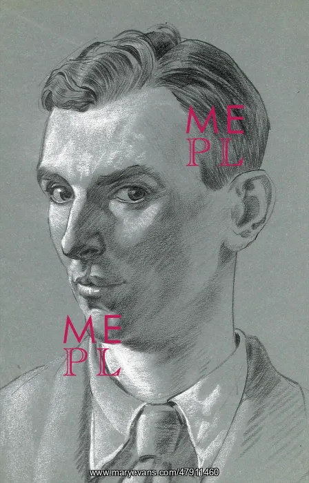 : Self portrait of Raymond Sheppard in pastel : Self portrait of Raymond Sheppard in pastel