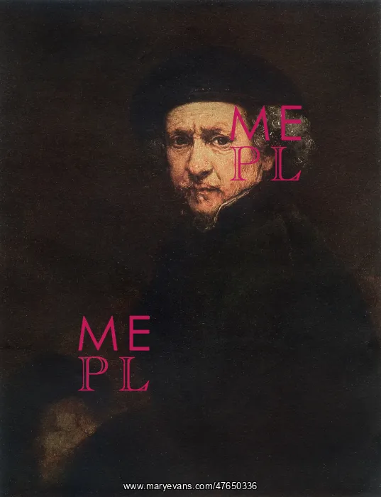 : Self-portrait by Rembrandt : Self-portrait by Rembrandt