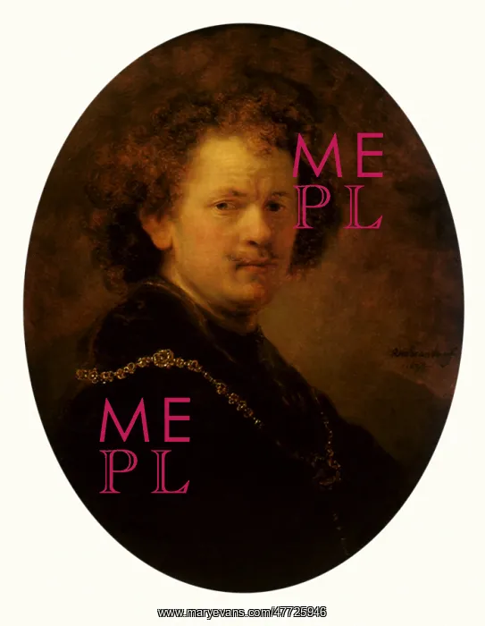  : Self-portrait by Rembrandt