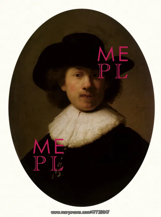  : Self-portrait by Rembrandt