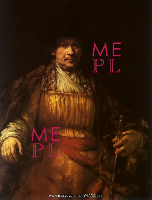  : Self-portrait by Rembrandt