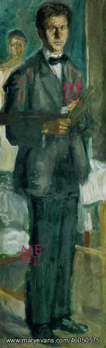 : Self-portrait Richard Gerstl : Self-portrait Richard Gerstl