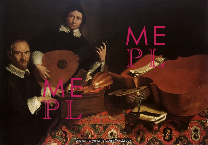 : Self-Portrait at the Spinet with Alessandro Agliardi : Self-Portrait at the Spinet with Alessandro Agliardi