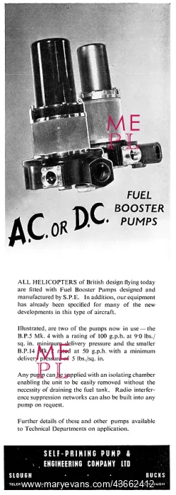: Self-Priming Pump. SPE Aircraft : Self-Priming Pump. SPE Aircraft