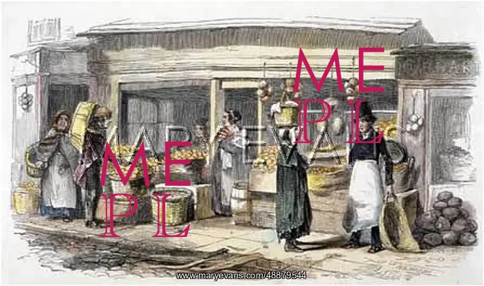 : Selling oranges 1864 : Selling oranges 1864
