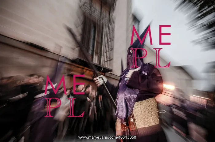 : Semana Santa procession in Madrid, Spain : Semana Santa procession in Madrid, Spain