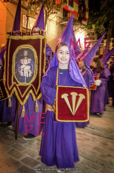 : Semana Santa procession in Madrid, Spain : Semana Santa procession in Madrid, Spain