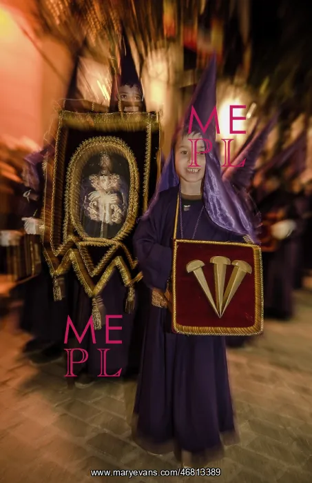 : Semana Santa procession in Madrid, Spain : Semana Santa procession in Madrid, Spain