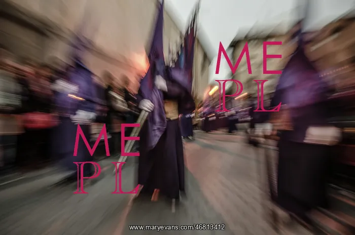 : Semana Santa procession in Madrid, Spain : Semana Santa procession in Madrid, Spain