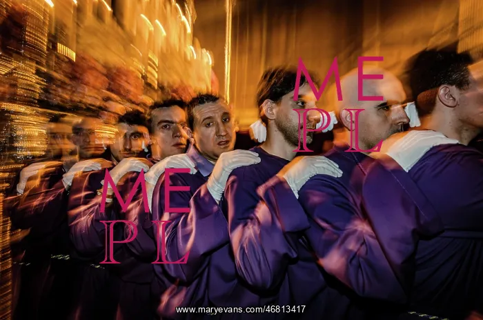 : Semana Santa procession in Madrid, Spain : Semana Santa procession in Madrid, Spain