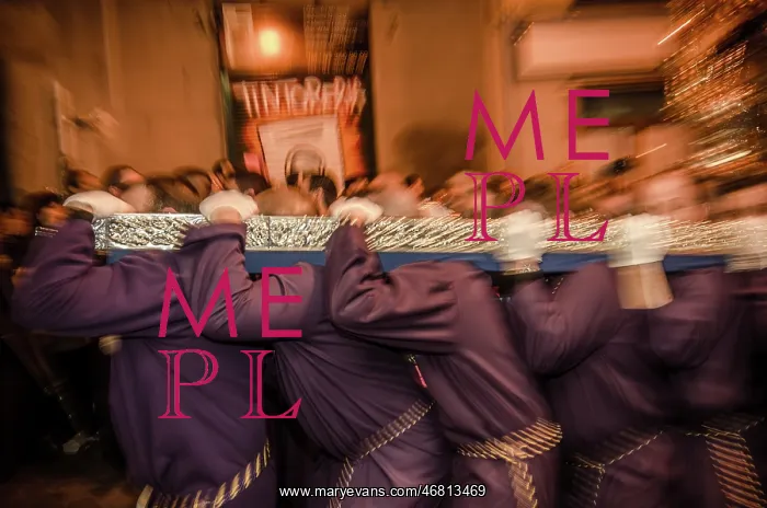 : Semana Santa procession in Madrid, Spain : Semana Santa procession in Madrid, Spain