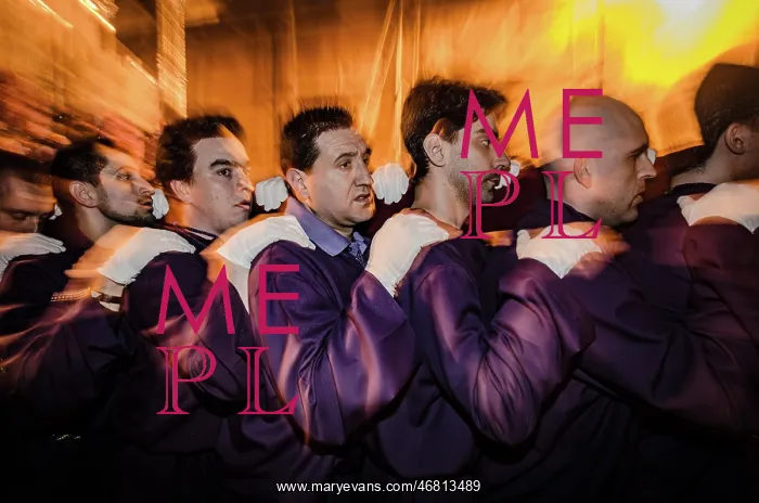 : Semana Santa procession in Madrid, Spain : Semana Santa procession in Madrid, Spain