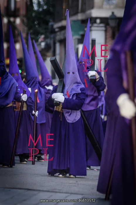 : Semana Santa procession in Madrid, Spain : Semana Santa procession in Madrid, Spain