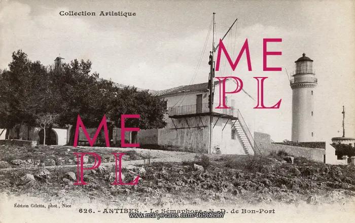 : The Semaphore, Garoupe lighthouse - Antibes : The Semaphore, Garoupe lighthouse - Antibes