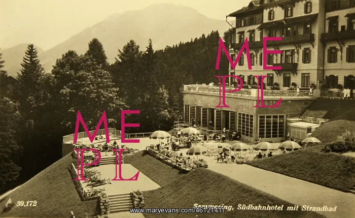 : Semmering, Lower Austria: Sudbahnhotel mit : Semmering, Lower Austria: Sudbahnhotel mit