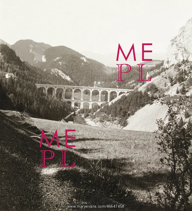 : Semmering railroad. Viaduct Kalte : Semmering railroad. Viaduct Kalte