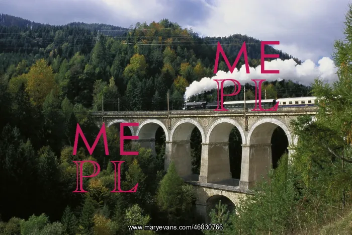  : Semmering railway: ancient steamer