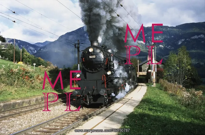 : Semmering railway: ancient steamer : Semmering railway: ancient steamer