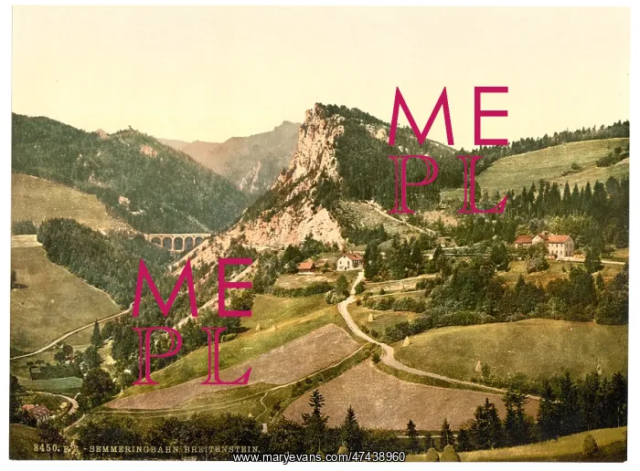 : Semmering Railway, Breitenstein, Styria, Austro-Hungary : Semmering Railway, Breitenstein, Styria, Austro-Hungary