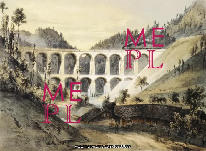 : Semmering railway: viaduct over Kalte Rinne : Semmering railway: viaduct over Kalte Rinne