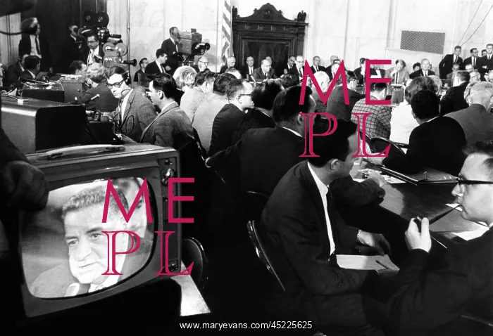 : Senate Caucus Room during Joseph Valachi's ? : Senate Caucus Room during Joseph Valachi's ?