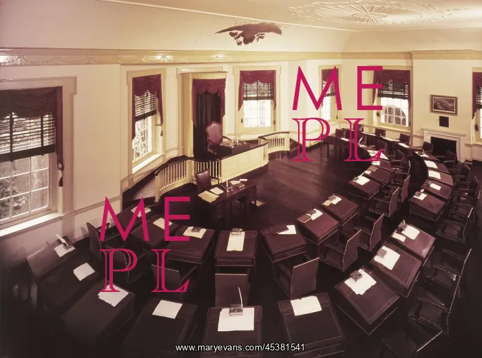 : The Senate Chamber was on the second floor : The Senate Chamber was on the second floor