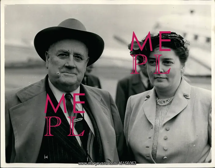 : Senator Alexander Wiley and wife, Northolt : Senator Alexander Wiley and wife, Northolt