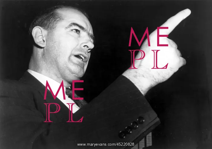 : Senator Joseph McCarthy, speaking, 1950s, ? : Senator Joseph McCarthy, speaking, 1950s, ?