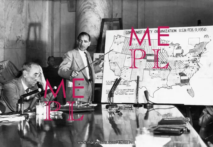 : Senator Joseph McCarthy testifies before ? : Senator Joseph McCarthy testifies before ?