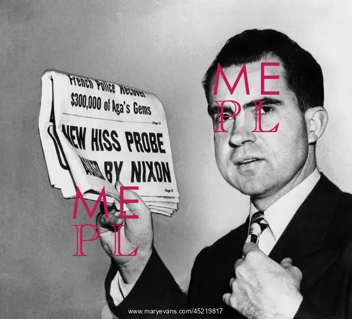 : Senator Richard Nixon calls for continuing ? : Senator Richard Nixon calls for continuing ?