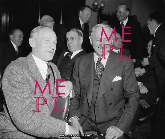 : Senators Millard Tydings and Walter George, were : Senators Millard Tydings and Walter George, were
