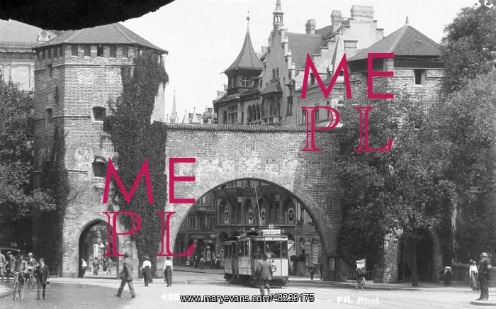 : Sendlinger Tor in Munich around 1900 : Sendlinger Tor in Munich around 1900