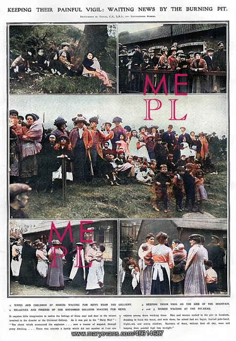 : Senghenydd Universal Colliery Disaster, Wales, 1913 : Senghenydd Universal Colliery Disaster, Wales, 1913