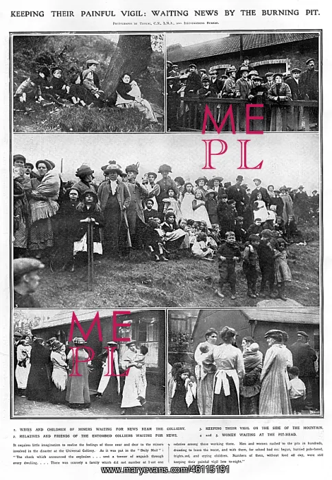 : Senghenydd Universal Colliery Disaster, Wales, 1913 : Senghenydd Universal Colliery Disaster, Wales, 1913