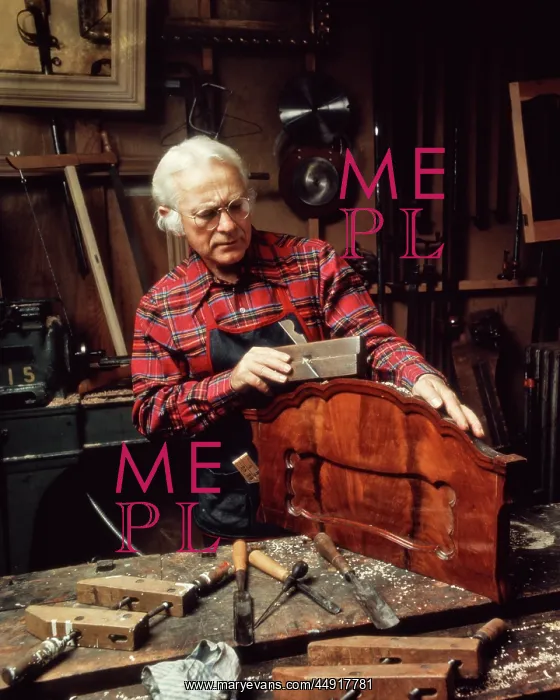 : Senior Man Plaid Shirt Woodworking Workshop Using Tool : Senior Man Plaid Shirt Woodworking Workshop Using Tool