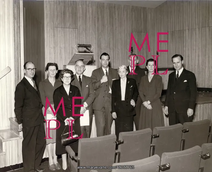 : Senior staff at the opening of the Lecture Theatre : Senior staff at the opening of the Lecture Theatre