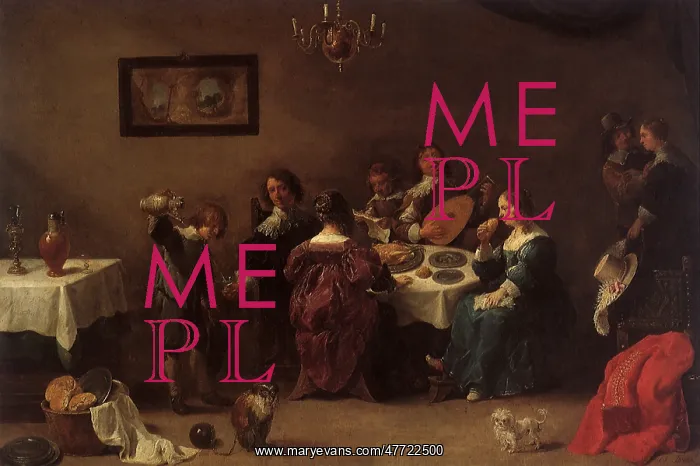 : The Five Senses, by Teniers : The Five Senses, by Teniers