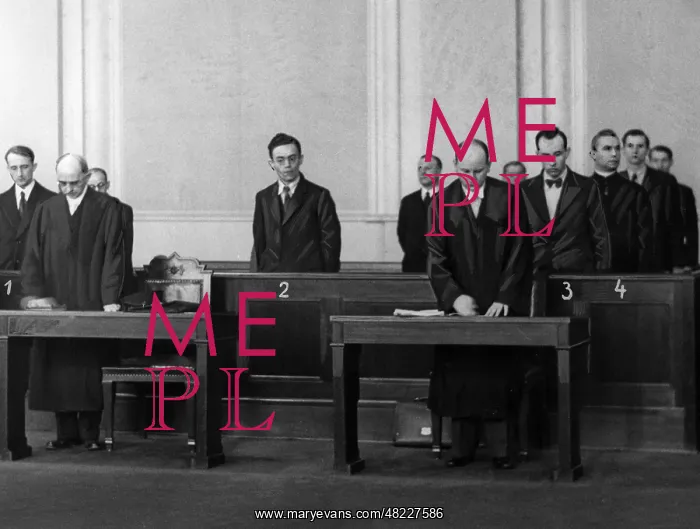 : Sentencing in the Berlin Catholics process, 1937 : Sentencing in the Berlin Catholics process, 1937