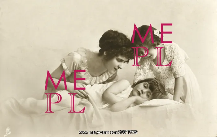: Sentimental Postcard - Mother and daughters : Sentimental Postcard - Mother and daughters