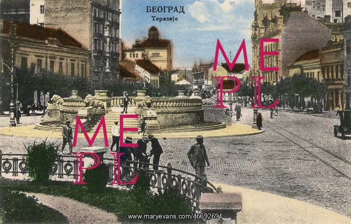 : Serbia - Belgrade - Terazije Square : Serbia - Belgrade - Terazije Square