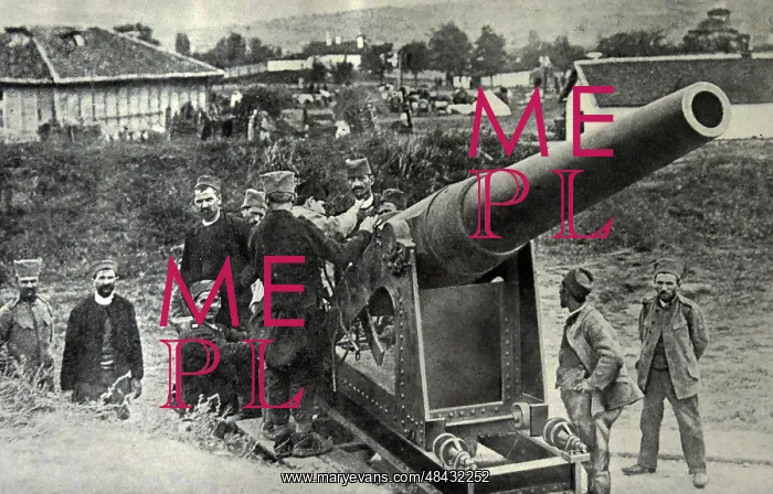  : Serbian artillery in World War one
