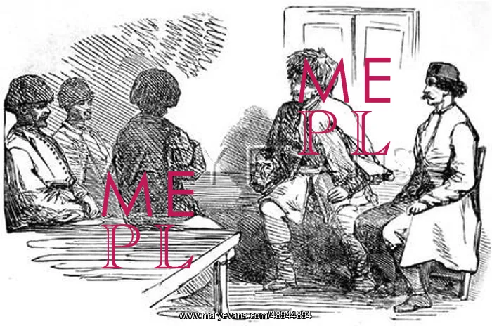 : A Serbian Inn at the beginning of the Crimean War, 1853 : A Serbian Inn at the beginning of the Crimean War, 1853