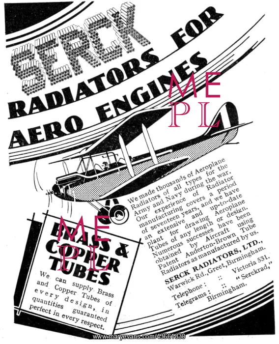 : Serck Aero Engine Radiators : Serck Aero Engine Radiators