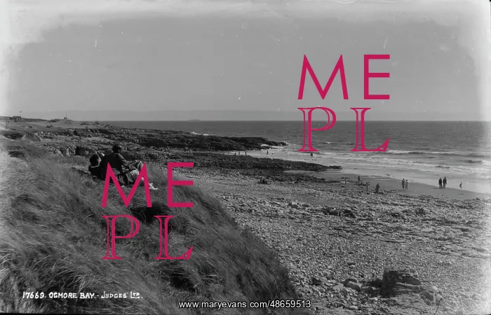 : A Serene Day at Ogmore Bay : A Serene Day at Ogmore Bay