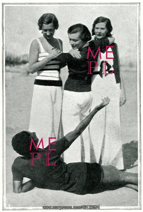 : Serge Lifar at the Venice Lido : Serge Lifar at the Venice Lido