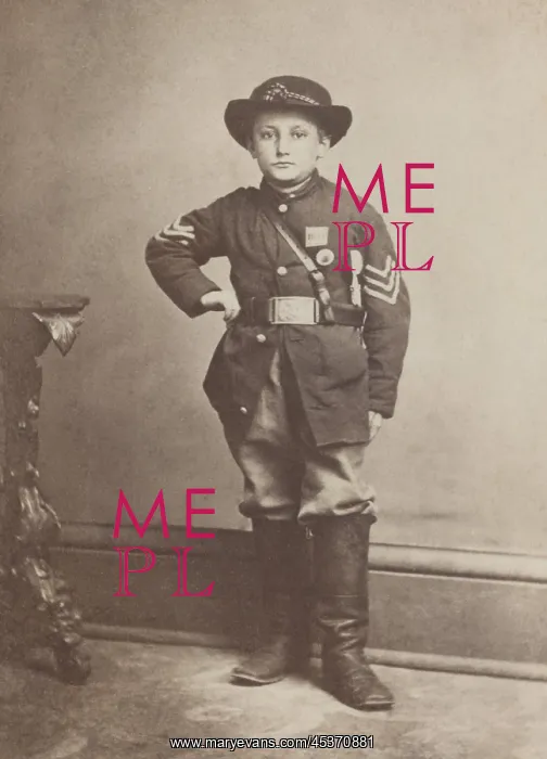 : Sergeant Johnny Clem in 1863, after the Battle : Sergeant Johnny Clem in 1863, after the Battle