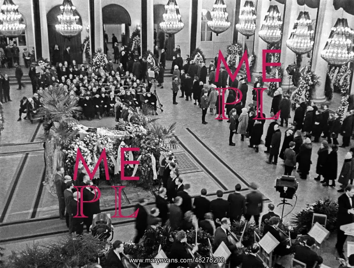 : Sergei Korolev's funeral, 1966 : Sergei Korolev's funeral, 1966