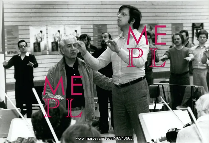 : Sergiu Celibidache, Romanian conductor, teaching in Munich : Sergiu Celibidache, Romanian conductor, teaching in Munich