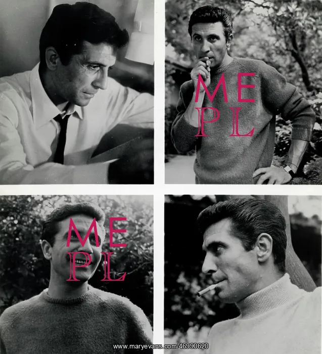 : Series of photos of singer Gilbert Becaud : Series of photos of singer Gilbert Becaud