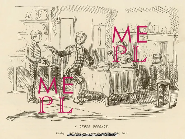 : SERVANTS AT TABLE : SERVANTS AT TABLE